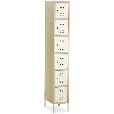 Safco Six-Tier Two-tone Box Locker with Legs (SAF5524TN)