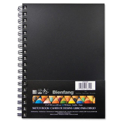 SKETCH BK, HC 9x6 WIRE   75sht (SBA234500)