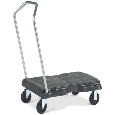 Rubbermaid Triple Trolley with User Friendly Handle (RUB440100BLA)