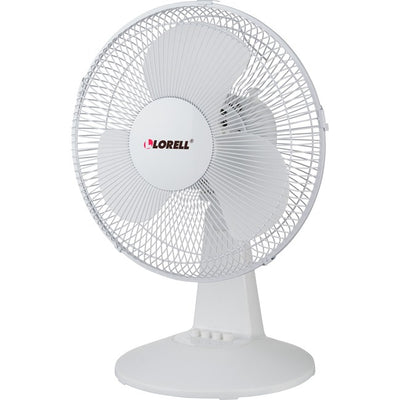 Lorell 12" Oscillating Desk Fan (LLR44551)
