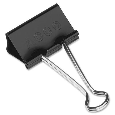 ACCO Medium Foldback Binder Clips 1 5/8" wide (5/8 capacity) (ACC72024)
