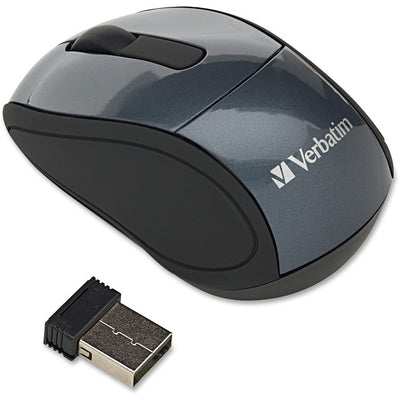 Verbatim Wireless Mini Travel Optical Mouse - Graphite (VER97470)