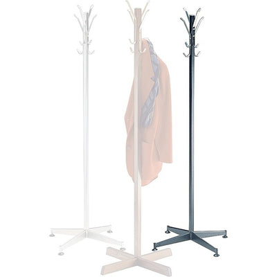 COAT STAND 4HOOK DOUB.MET.BLCK (GLBCOS2BLK)