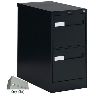Global 2600 Plus Vertical File Cabinet - 2-Drawer (GLB26252GRY)