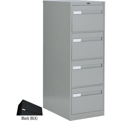 Global 2600 Plus Vertical File Cabinet - 4-Drawer (GLB26452BLK)