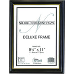 FRAME DELUX GLASS 8.5x11*BLACK (NUD17093)
