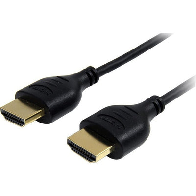StarTech.com 6ft Slim HDMI Cable, 4K High Speed HDMI Cable with Ethernet, 4K 30Hz UHD HDMI Cord 36AWG, 4K HDMI 1.4 Video/Display Cable (STCHDMIMM6HSS)