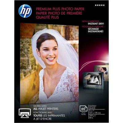 HP Premium Plus 5x7 Photo Paper (HEWCR669A)