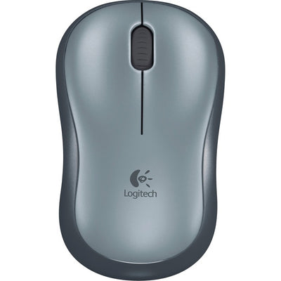 Logitech M185 Wireless Mouse, 2.4GHz with USB Mini Receiver, 12-Month Battery Life, 1000 DPI Optical Tracking, Ambidextrous, Compatible with PC, Mac, Laptop (Swift Grey) (LOG910-002225)