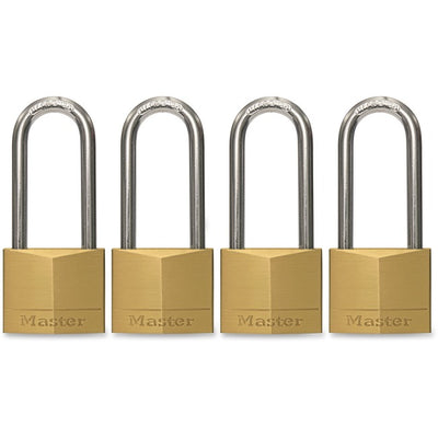 SOLID BRASS PADLOCK 2" 4PK (MLK140QLH)