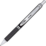 EnerGel Alloy Retractable Liquid Gel Pen, (0.7mm) Metal Tip, Black Barrel, Black Ink (PENBL407-A)