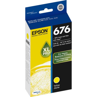 Epson DURABrite Ultra 676XL Original Ink Cartridge - Yellow (EPST676XL420S)