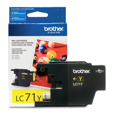 Brother Innobella LC71Y Original Ink Cartridge (BRTLC71YS)