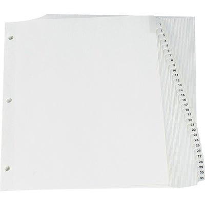 INDEX 1-31 RECY.LET.WHITE (OXFRCR21331)