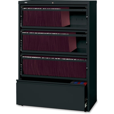 Lorell Fortress Lateral File with Roll-Out Shelf (LLR43511)