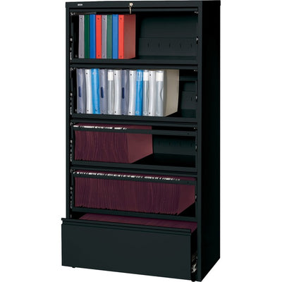 Lorell Fortress Lateral File with Roll-Out Shelf (LLR43513)