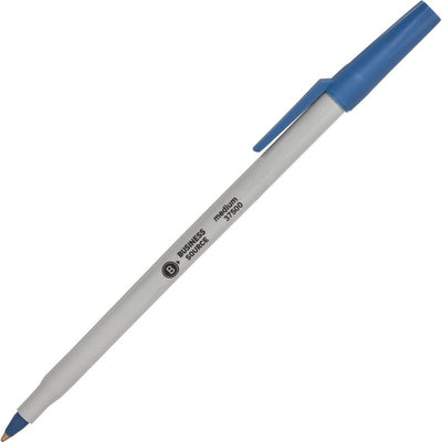 Business Source Medium Point Ballpoint Stick Pens (BSN37500)