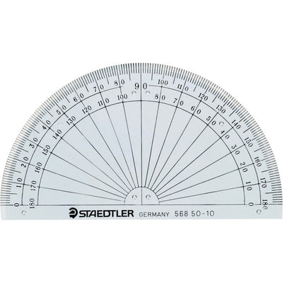 PROTRACTOR 180deg.GRAD.10 (STD568-50-10)