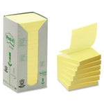 POP-UP NOTE RECYC 3X3 YLW*16pk (MMMR330-IT)