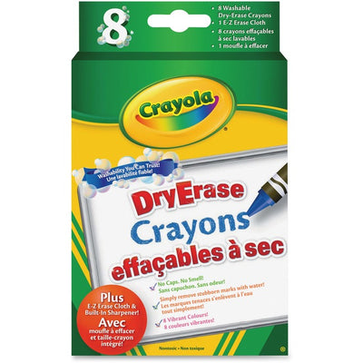 Crayola Dry-Erase Asorted Crayon (CYO98-8658)