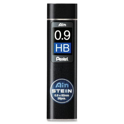 Ain Stein Lead Refill (0.9mm), HB, 36 Leads per Tube (PENC279-HB)