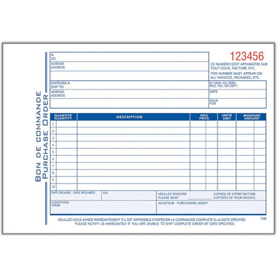 Adams Purchase Order Form (ABFADC53B)