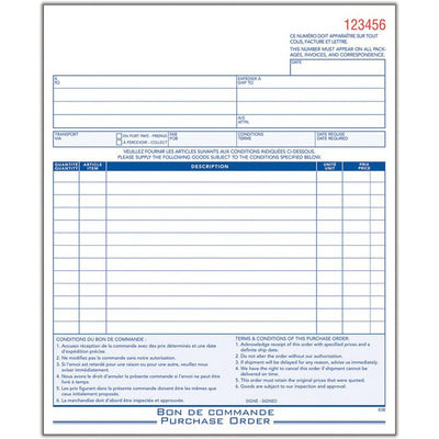 PURCHASE ORDER BOOK 3-PART (ABFATC83B)