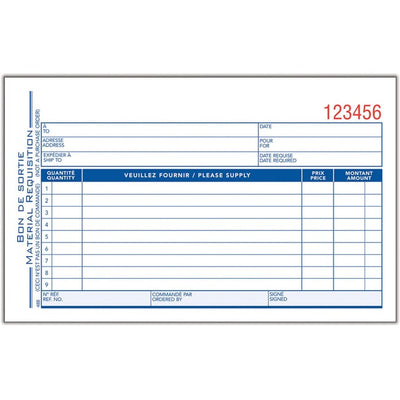 Adams Materials Requisition Form (ABFADC48B)