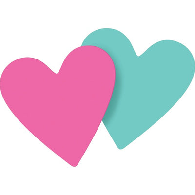 SUPER STICKY NOTE 150sht*HEART (MMM7350-HRT)