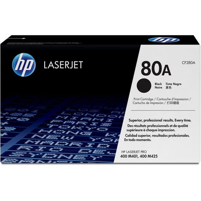 HP 80A (CF280A) Original Toner Cartridge - Single Pack (HEWCF280A)