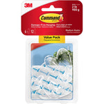 Command 2 lb. Strips Medium Hanging Hooks (MMM17091CLRVP)