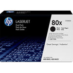 HP 80X (CF280X) Original Toner Cartridge - Black - Single  HEWCF280X