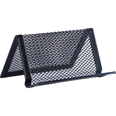 Lorell Black Mesh/Wire Business Card Holder (LLR84151)
