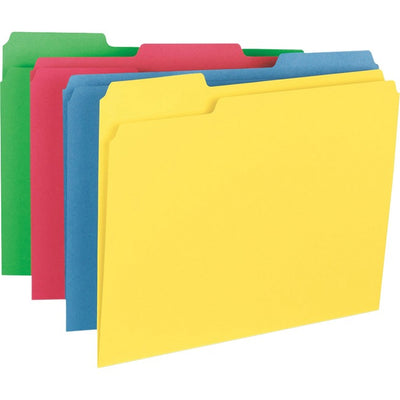 Business Source 1/3 Tab Cut Letter Recycled Top Tab File Folder (BSN16517)