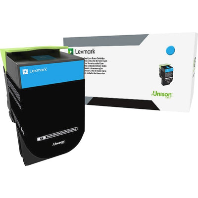 Lexmark Unison 800S2 Toner Cartridge - Cyan (LEX80C0S20)