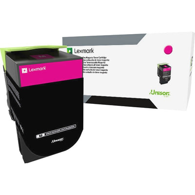 Lexmark Unison 800S3 Toner Cartridge - Magenta (LEX80C0S30)