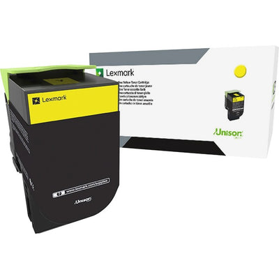 Lexmark Unison 800S4 Toner Cartridge - Yellow (LEX80C0S40)