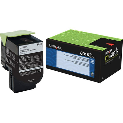 Lexmark Unison 801K Toner Cartridge (LEX80C10K0)