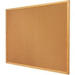 Quartet Standard Cork Bulletin Board, Oak Finish Frame, 6' x 4' (QRT3413830700)