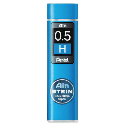 Ain Stein Lead Refill (0.5mm), H, 40 Leads per Tube (PENC275-H)