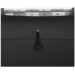 EXP FILE LTR 12 PCKT POLY BK (SMD70901)