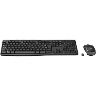 Logitech MK270 Wireless Keyboard and Mouse Combo for Windows, 2.4 GHz Wireless, Compact Mouse, 8 Multimedia and Shortcut Keys, 2-Year Battery Life, for PC, Laptop (LOG920-004536)