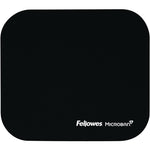 Fellowes Microban&reg; Mouse Pad - Black (FEL5933901)