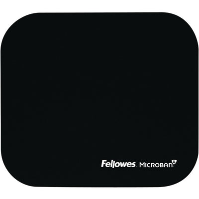 Fellowes Microban&reg; Mouse Pad - Black (FEL5933901)