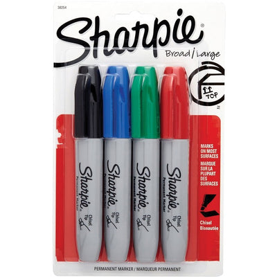 Sharpie Chisel Tip Permanent Marker (SAN38254PP)