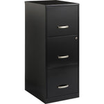 Lorell SOHO 18" 3-Drawer Vertical File (LLR18573)
