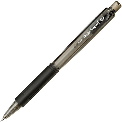 Wow! Retractable Mechanical Pencil (0.7mm), Black Barrel (PENAL407A)
