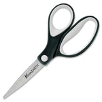 Westcott KleenEarth 7" Straight Soft Handle Scissors - Black (ACM15587)
