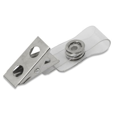 Merangue Nickel Plated Alligator Badge Clips (MGE1008310200)