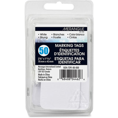 Merangue 50 Pack White String Tags (MGE10247291)